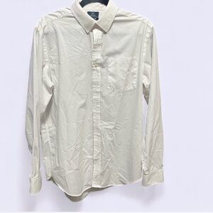 George Men's White Button Down Shirt
